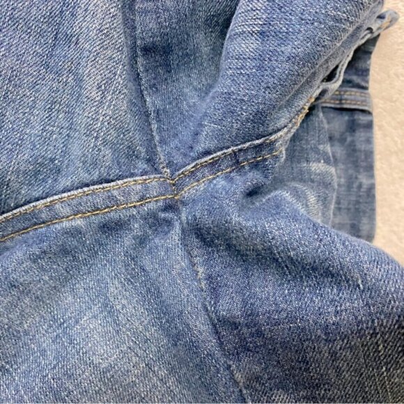 7 For All Mankind Med Wash Low Rise Straight Boot Cut Jeans 29 - Picture 9 of 15